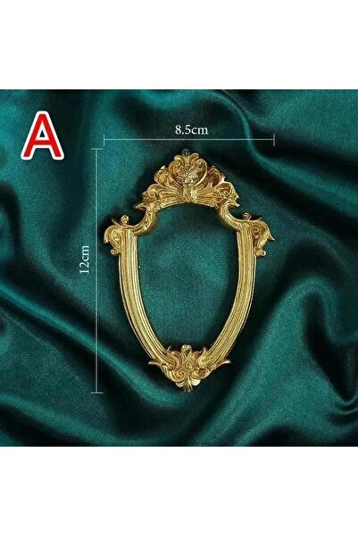 Choice إطار صور عتيق ذهبي جديد، مجوهرات فنية، ديكور منزلي، خلفية تصوير، دعائم تصوير.