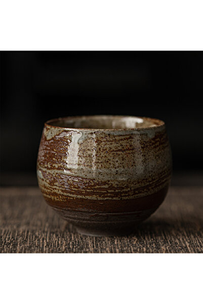 Choice أقل من 200 مل، 03 أكواب شاي يابانية مصنوعة يدويًا من الخزف الخشن، طقم ...