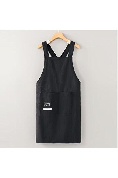 Choice مآزر مطبخ سوداء جديدة للنساء والرجال ومآزر عمل الطهاة للشواء والمطاعم والحانات والمقاهي B