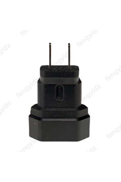 Choice محول سفر أمريكي أسود ذو دبابيس مسطحة من النوع A، محول قابس طاقة تيار م...