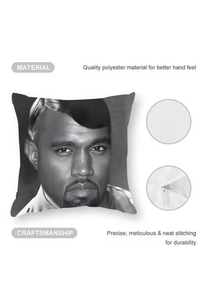 Choice 30X30cm z1 Funny K-KanyES W-Wests Pillow Case Anti-dustmite Pillowcase...