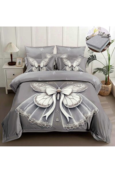 CHIRASO CHIRASO Bedding, Finet 5D Identical to the picture, ELASTIC Sheet 180x200+25cm, Duvet Cover, 2 Pillowcases