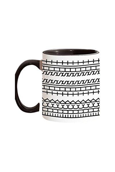 Choice أكواب قهوة سوداء فاخرة، كوب مخفي برسالة، آمن للاستخدام في الميكروويف، ...