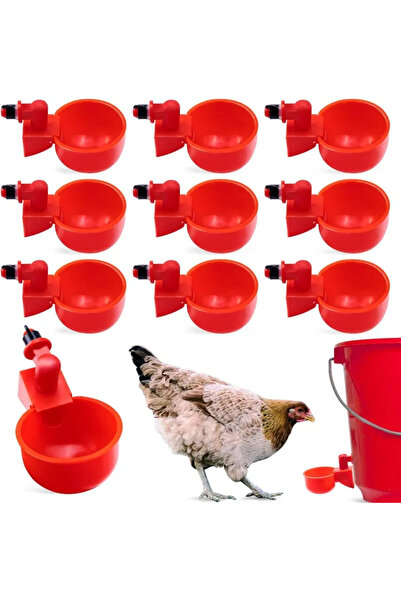 Choice 20 قطعة، 10/20/30 قطعة، أكواب شرب للدجاج، أكواب تغذية للدجاج والبط وال...