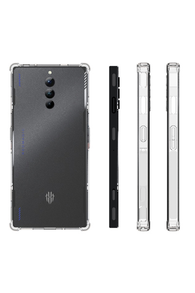 Choice ZTE nubia Red Magic 8S Pro Silicone Transparent Nubia Red Magic 8 8S Pro Case Air Cushion Shockproo