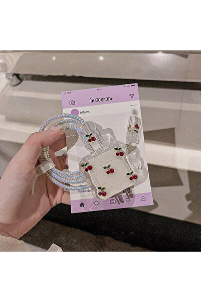 Choice 131 5 قطع من ملحقات حماية كابل بيانات الشحن من Cherry لهاتف iPhone 18 20w 16 Pro Max 15 14