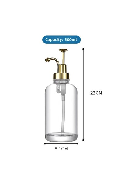 Choice مقاس واحد ذهبي 500 مل قطعة واحدة أدوات شرب موزع شراب القهوة الملحقات 1...