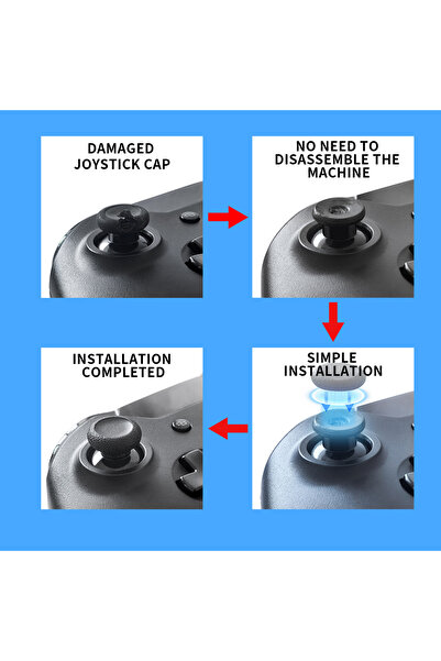 Choice1 for Xbox 2PCS Joystick Replacement Caps for Xbox Series X S Controller Thumbstick Grip Cover Caps Re