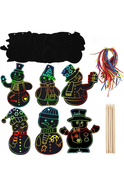 Choice ورق فني ملون بألوان قوس قزح من 24 قطعة - زينة عيد الميلاد وهدايا الحفل...