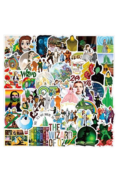 Choice ملصقات متعددة الألوان من 50 قطعة من ملصقات حكاية خرافية ساحر أوز، ملصق...