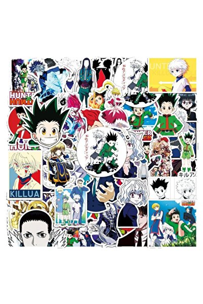 Choice مجموعة ملصقات متعددة الألوان (50 قطعة) من سلسلة أنمي هنتر إكس هنتر، شخ...