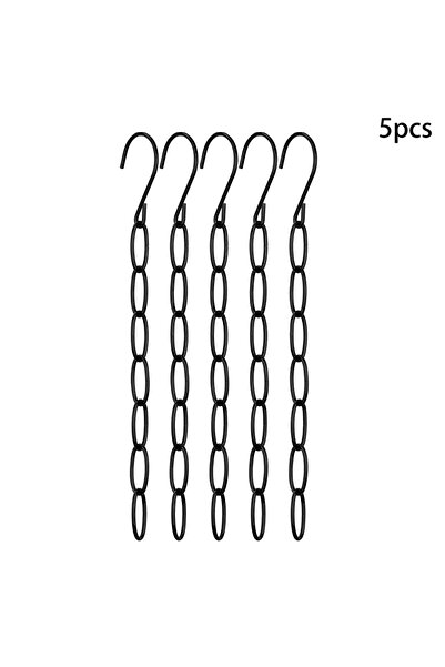 Choice 300 مم أسود - 5 〔CC55〕1/5 قطع منظم شماعات ملابس من الفولاذ المقاوم للص...