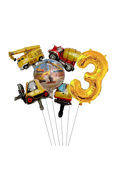 Choice NUMBER 32inch Mini car 6pcs 3 6pcs Mini Carton Vehicle Balloon with 32...