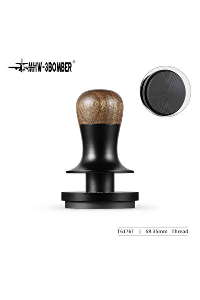 Choice 58.35 TI Thread MHW-3BOMBER 30 رطل ضغط ثابت للقهوة 53.35 مم 58.5 مم دك مسطح للإسبريسو