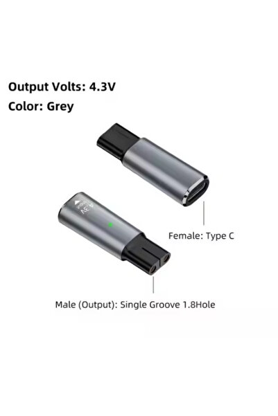 Choice محول طاقة آخر 4.3 فولت-SG-رمادي USB من النوع C PD إلى تيار مستمر 4.3 ف...