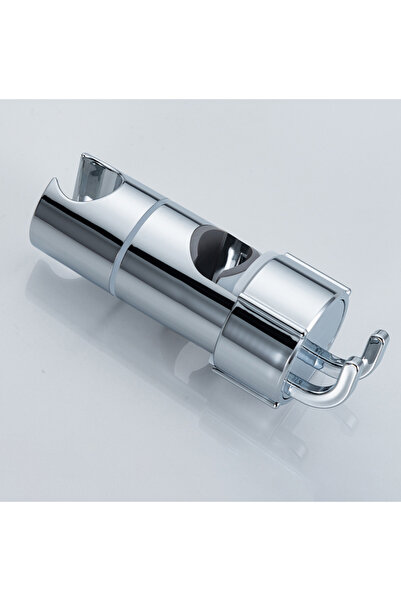 Choice Silvery ABS Adjustable Shower Head Holder Shower Holder Clamp Showerhead Rail Slide Bracket Bathroom