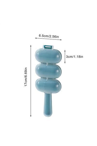 Choice قالب أونيجيري على شكل كرة أرز زرقاء، قالب أونيجيري بثلاثة تجاويف، قوال...