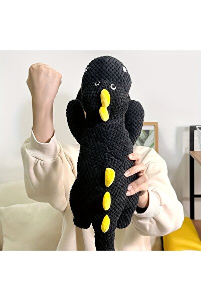 Choice black 1 creative black dragon plush toy, a big fat dragon lying down, an interactive toy for cats an