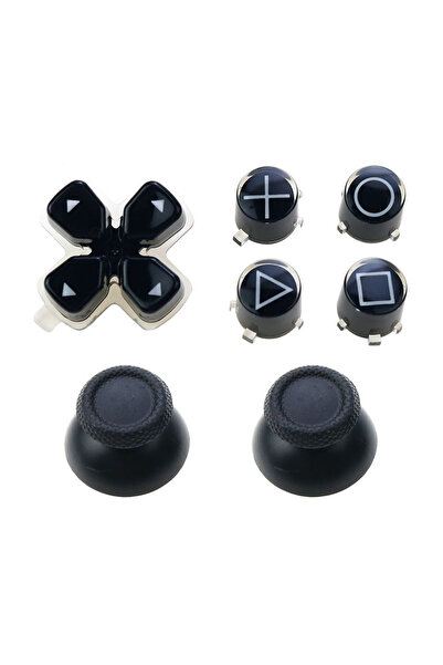 Choice black YuXi 1 Set Plastic Buttons ABXY Dpad Cross Key Jelly Button Repa...