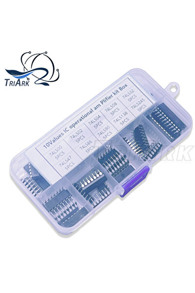 Choice 50 قطعة/المجموعة من مجموعة الدوائر المتكاملة DIP IC 74LS00 74LS02 74LS...