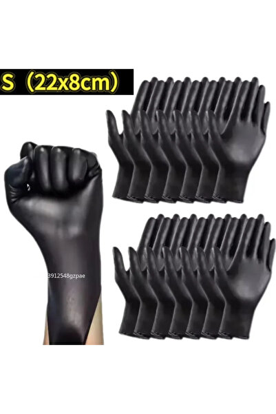 Choice 10PCS (5pairs)-opp S-22x8cm Disposable Latex Gloves Black Home Nitrile Gloves Durable Kitchen Cookin