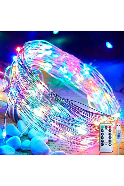 Choice سلسلة أضواء LED ملونة بطول 20-200 مصباح LED بمنفذ USB بطول 2-30 مترًا ...