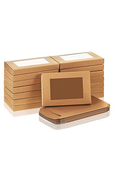 Choice 12.5 × 8.5 × 1.5 سم، 50 قطعة، أبيض، علبة هدايا صغيرة، 30/50 قطعة، للأعمال اليدوية، هدايا حفلات الزفاف، الحلوى وغيرها.