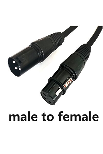 Choice1 كابل XLR بطول 3 أمتار من ذكر إلى أنثى، بطول 1 متر و2 متر و3 متر و5 مت...