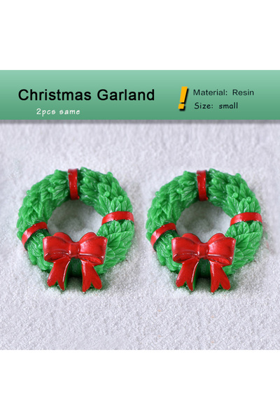 Choice 2 قطعة إكليل Geen جديد لعيد الميلاد الغزلان سانتا كلوز زلاجة شجرة رجل ...
