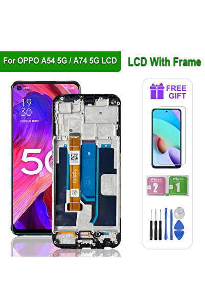 Choice شاشة LCD مع إطار AAA+++ لشاشة LCD A54 5G مجموعة محول رقمي لشاشة اللمس ...