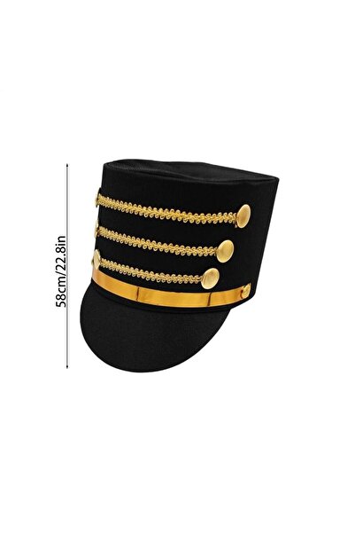 Choice1 قبعة زي كسارة البندق السوداء، جندي، فرقة موسيقية، إكسسوار تنكر، قبعة،...