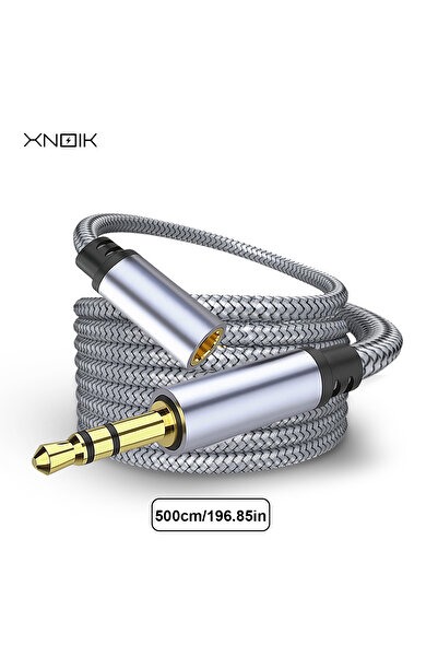 Choice 5m 16Ft Headphone Extension Cable 10ft - 3.5mm Extension Cable Nylon Braided Aux Cord Extender for S
