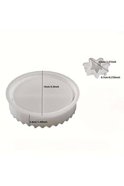 Choice مجموعة واحدة من قوالب السيليكون لتقويم العطلات وحامل الشموع العد التنا...