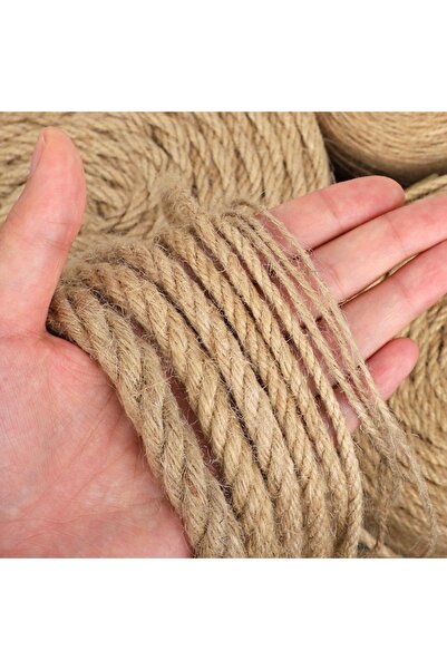 Choice6 14mm 5meter Natural Vintage Jute Rope Twine Christmas Crafts Jute Cor...