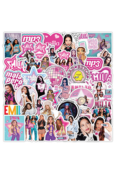 Choice 50 قطعة من ملصقات إميليا ميرنيس اللطيفة، ألبوم إميليا، MP3، رسومات على...