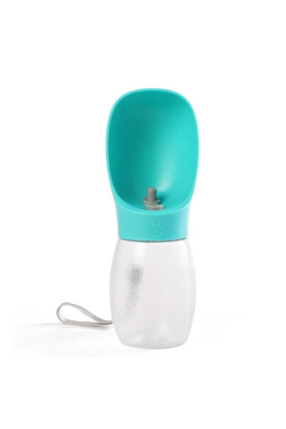 Choice زجاجة مياه فيروزية للكلاب الأليفة سعة 300 مل، أوعية شرب للجراء للكلاب ...