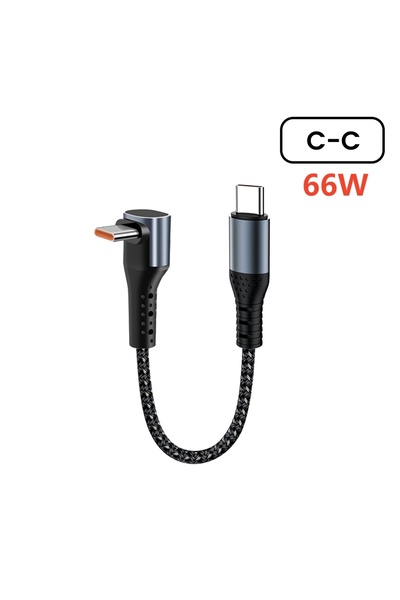 Choice كابل باور بانك قصير من Elbow C-C Olaf 90 درجة مئوية، شحن سريع من USB T...