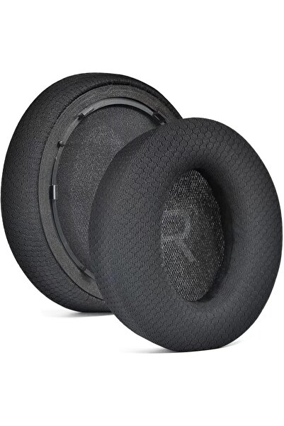 Choice وسائد أذن شبكية سوداء لسماعات Anker Soundcore Space Q45، وسائد أذن بدي...
