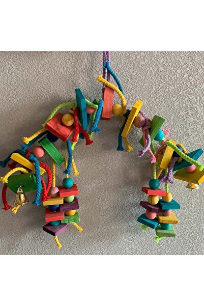 Choice Colorful Bird Toy Parrot Colorful Wooden Chewing Toy