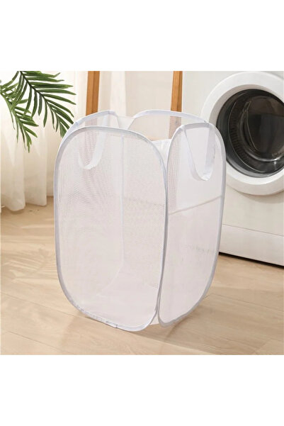 Choice 1pcs white Dirty Clothes Basket Dirty Laundry Basket Skeleton Ventilat...