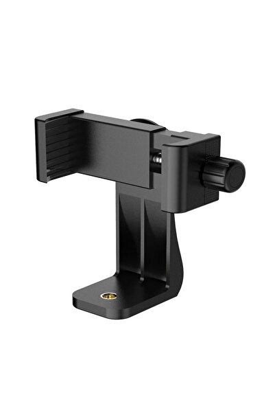 Choice Black 360 Degree Mobile Phone Clip Compatible With All 1/4 Screw Cellphone Holder Tripod Mount Desk