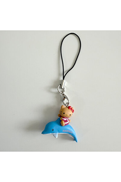 Choice8 سلسلة مفاتيح على شكل حوت كاواي عتيق من إنتاج شركة هالو كيتي، على شكل ...