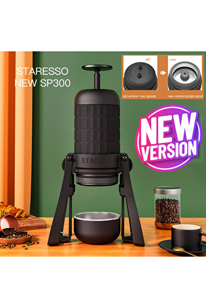 Choice STARESSO SP300 plus STARESSO Mirage SP300 Plus ماكينة صنع الإسبريسو المحمولة ماكينة صنع القهوة اليدوية 180 مل قهوة