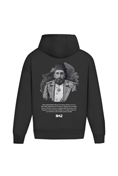 Hunors Sportswear & Company سويت شيرت عبد الحميد مطبوع موديل للجنسين من القطن...