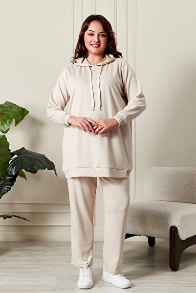 Ferace Women's Plus Size Ribbed Set