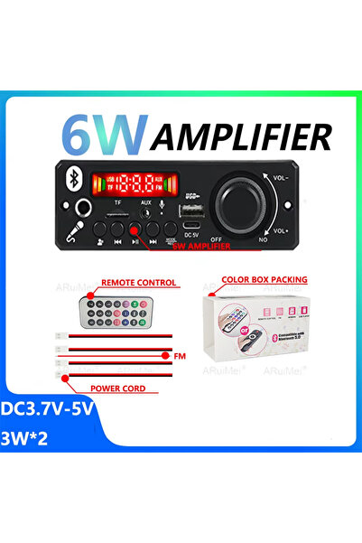 Choice 6W AMPLIFIER DC 5V DC 5V Bluetooth 5.0 MP3 Decoder Board 10W Amplifier MP3 Player Support Call Recor