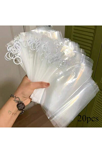 Choice 20 قطعة من أكياس التخزين الشفافة غير اللامعة المقاومة للماء متعددة الأ...