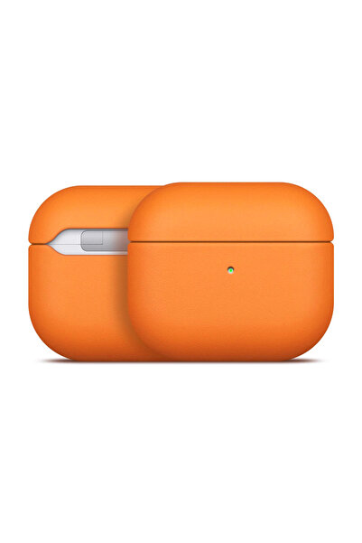 Choice For AirpodPro3 Orange 9251 Leather For AirPods Pro 2 Case AirPods 4 3 Pro3 cover Bluetooth Earphone