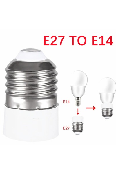 Choice محول حامل المصباح E27 إلى E14 محول مقبس المصباح E14 قاعدة المصباح E27 ...