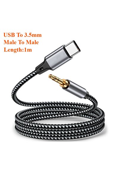 Choice كابل USB C إلى 3.5 مم بطول 1 متر من ذكر إلى ذكر، كابل USB Type C إلى 3...
